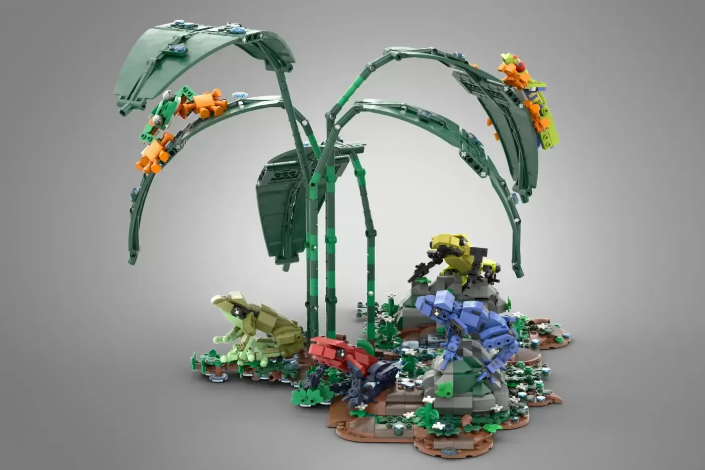 LEGO® Rainforest Frogs Ideas Project Hops to 10K Support Success