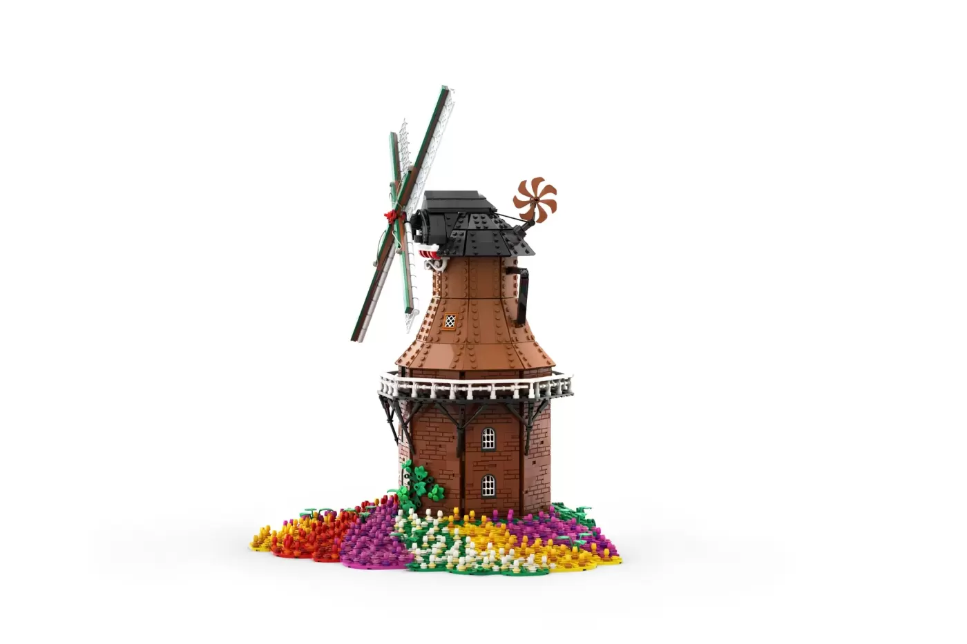 LEGO® Tulip Field Windmill - A Dutch Dream Worth Supporting — brick.news