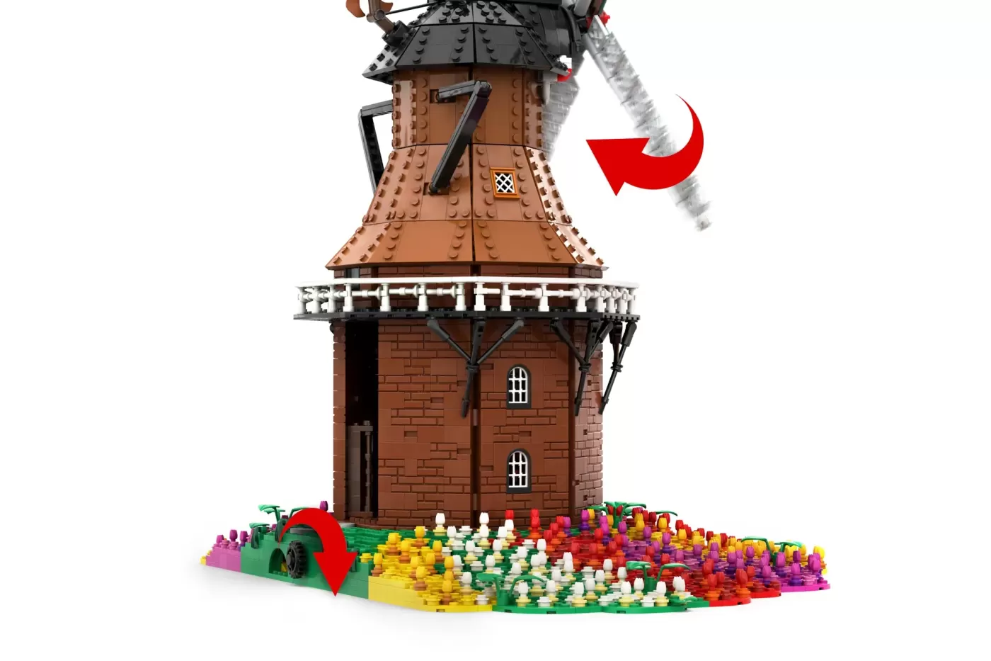 LEGO® Tulip Field Windmill - A Dutch Dream Worth Supporting — legor tulip field windmill dutch dream worth supporting img …