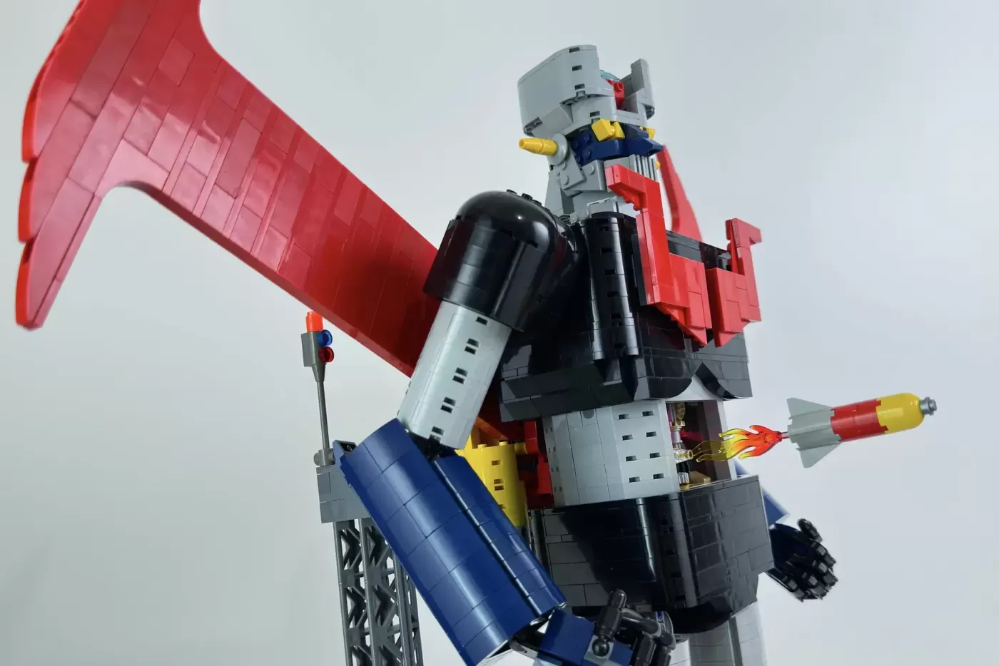Mazinger Z LEGO® Ideas Project Brings 3,210-Piece Mecha Giant to Life (3210) ,  build progress