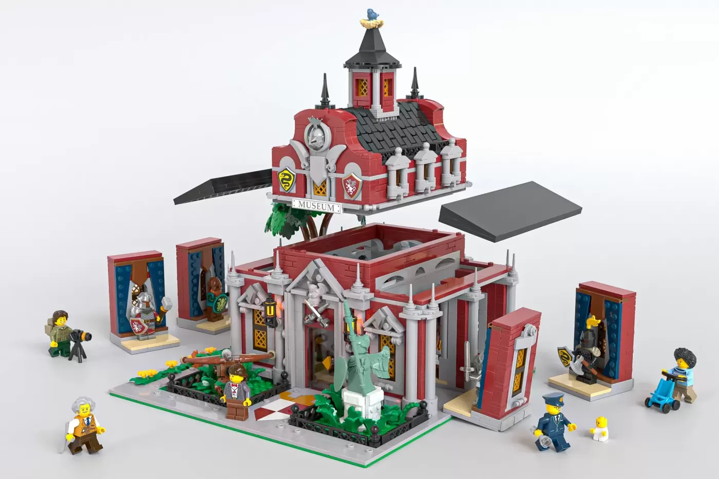 Medieval Museum em LEGO® Ideas - o museu de 2562 peças que expõe os cavaleiros do Castle — medieval museum legor ideas mus…