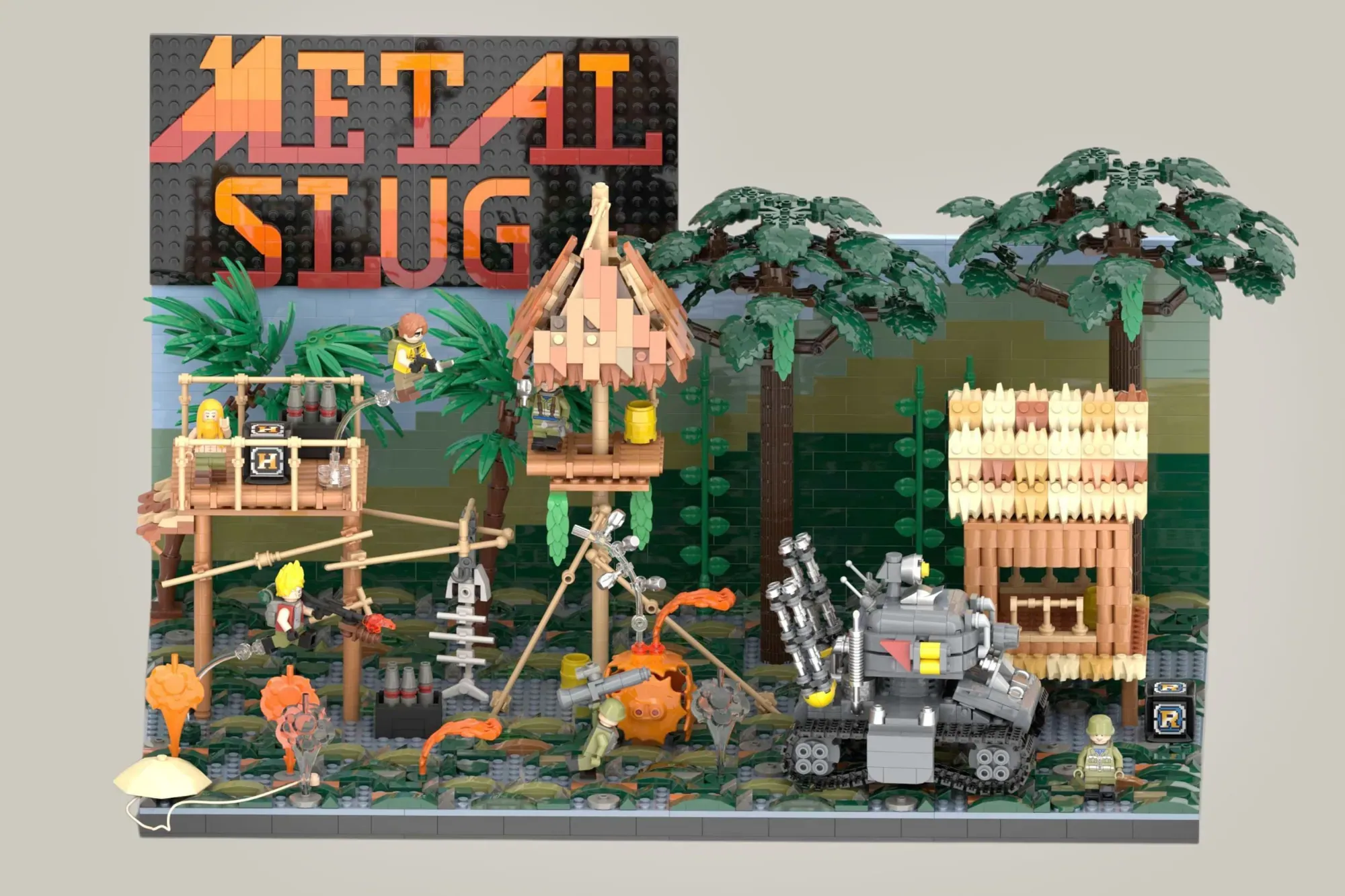 Metal Slug Rolls Onto LEGO® Ideas - The 1996 Jungle Mission in 2,701 Bricks
