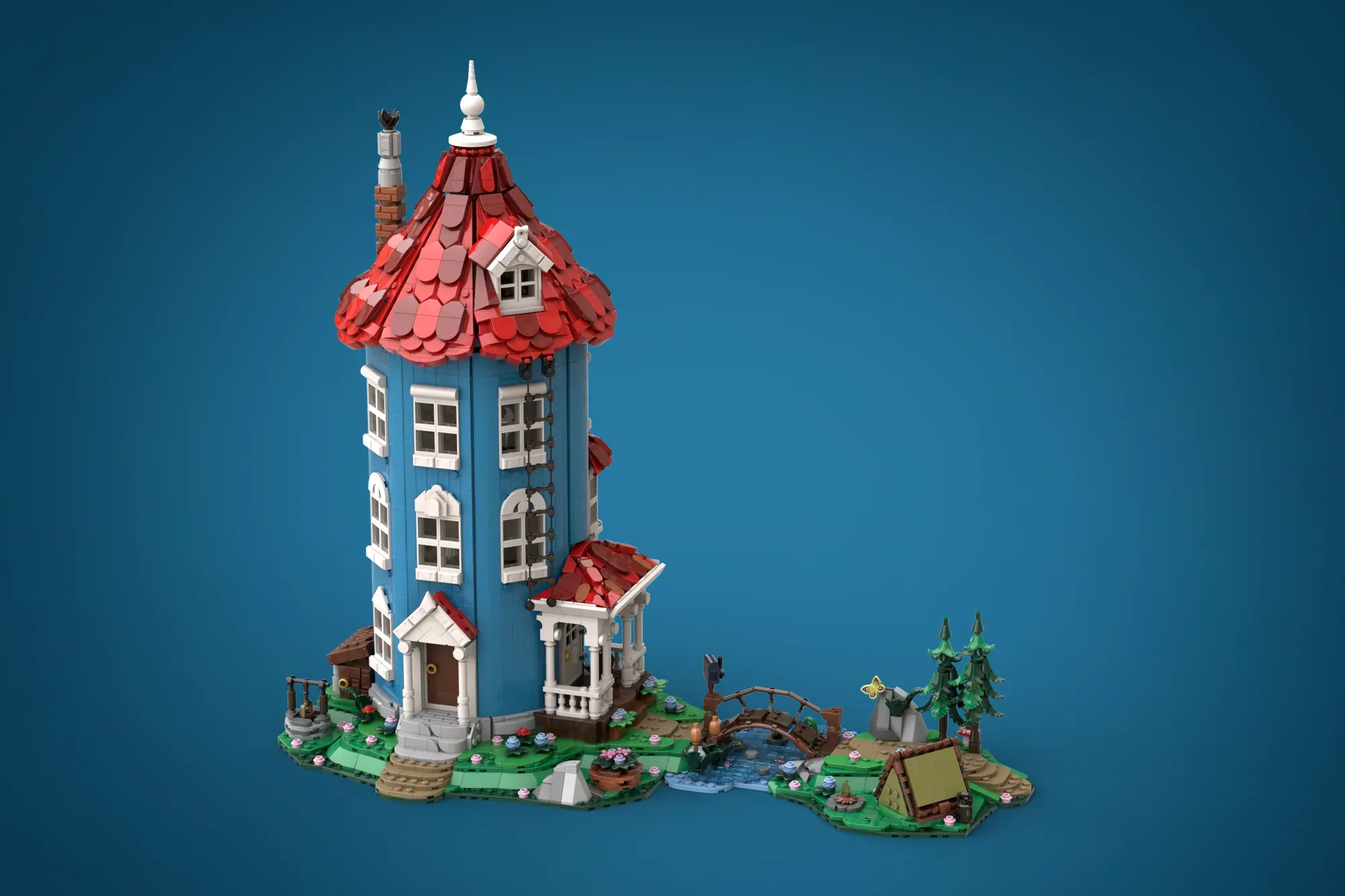 Moominvalley Comes to LEGO® Ideas - an 8-Room House for the 80th Anniversary