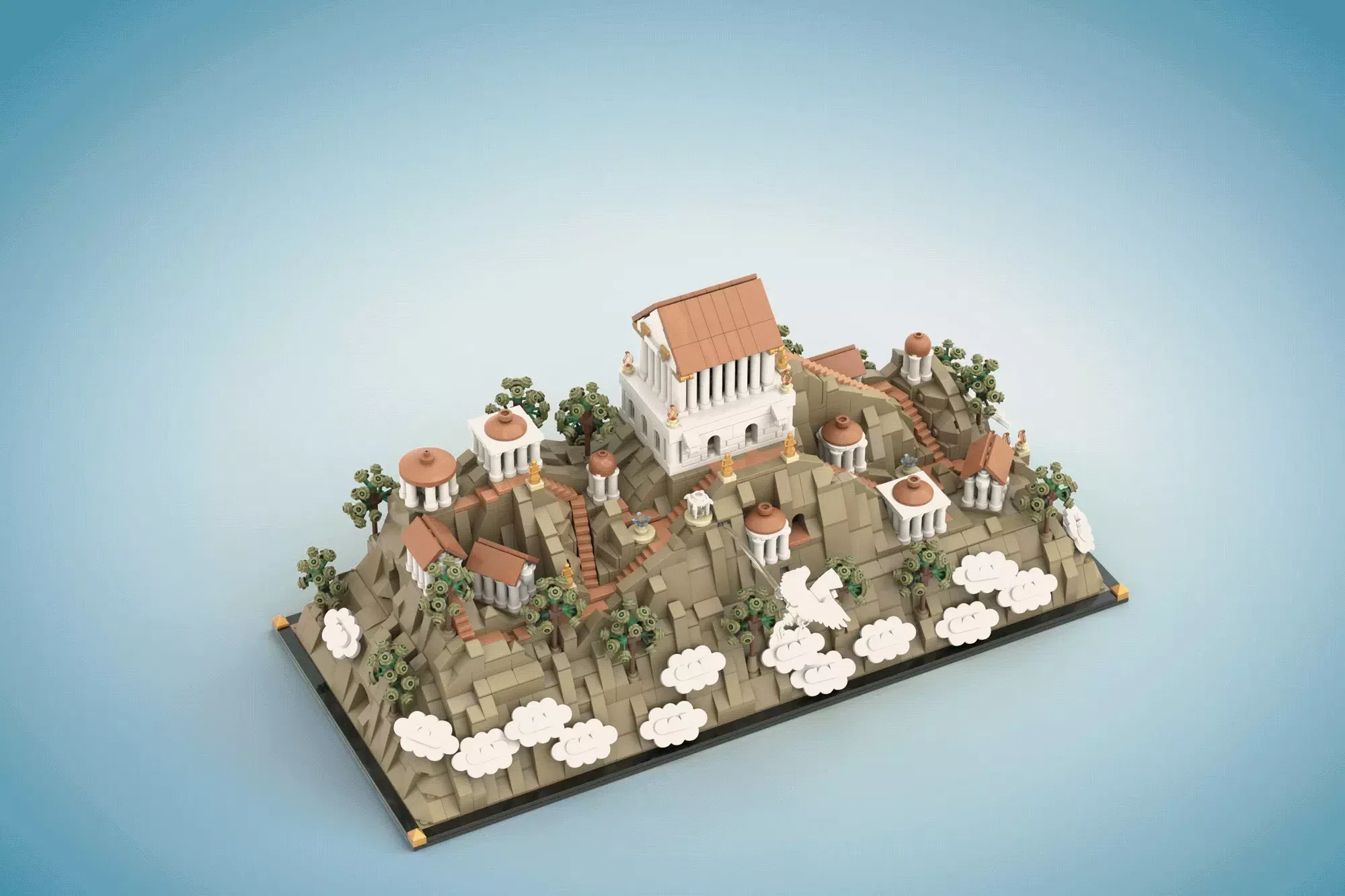 Monte Olimpo e o Submundo em LEGO® Ideas: mitologia grega em microescala