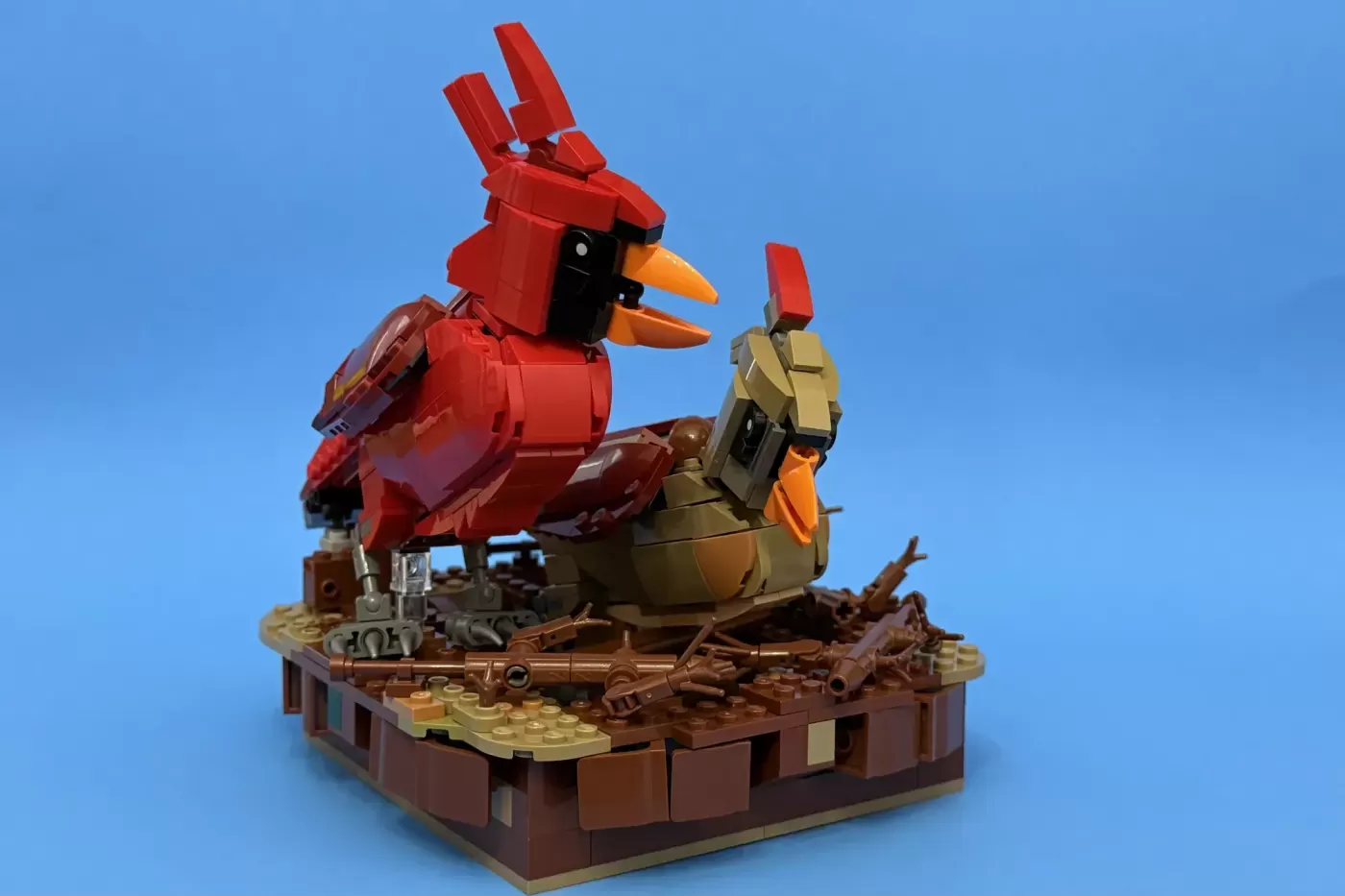 Northern Cardinals em LEGO® Ideas - O Dueto de Cardeais que Trouxe as Cores da América às Peças