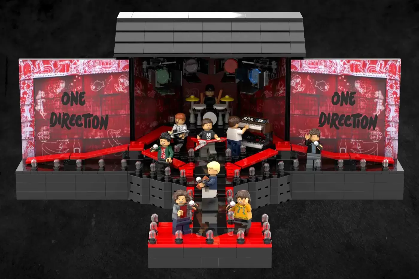 One Direction Take the Stage - Wembley Concert Gets the Brick Treatment — one direction take the stage wembley concert get…