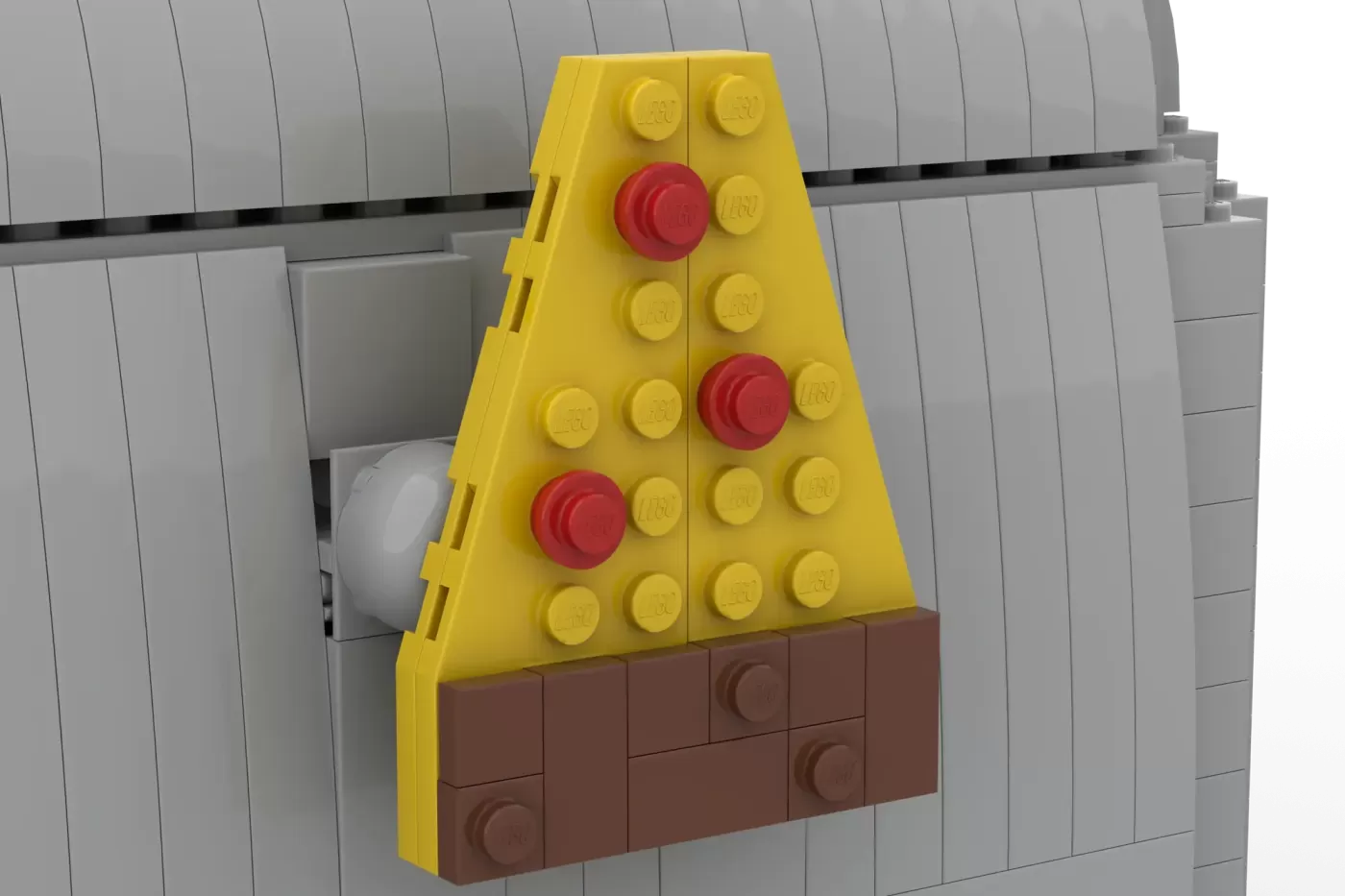 Pusheen With Pizza LEGO® Ideas Set Reaches 10,000 Supporters and Heads to Review (10000) — close-up