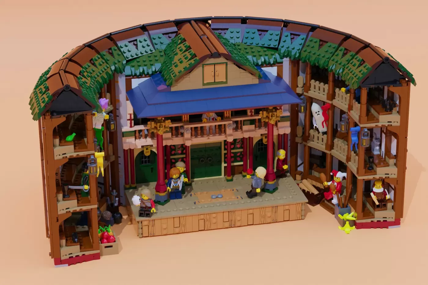 Shakespeare's Globe - A Theatrical Brick Masterpiece Takes the Stage — shakespeares globe theatrical brick masterpiece tak…