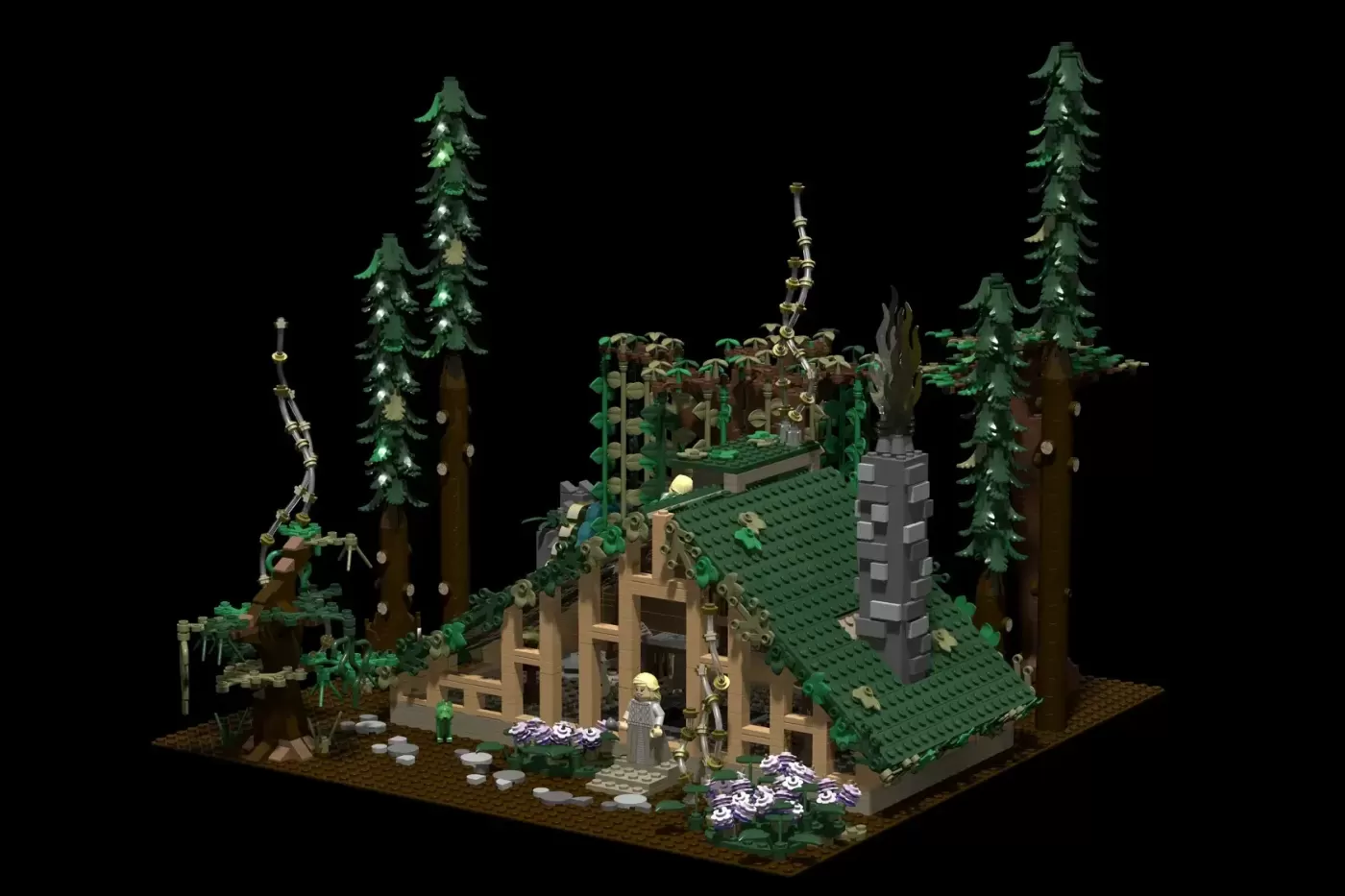Taylor Swift LEGO® Folklore Cottage Hits 10,000 Supporters on Ideas Platform (10000) — detail view