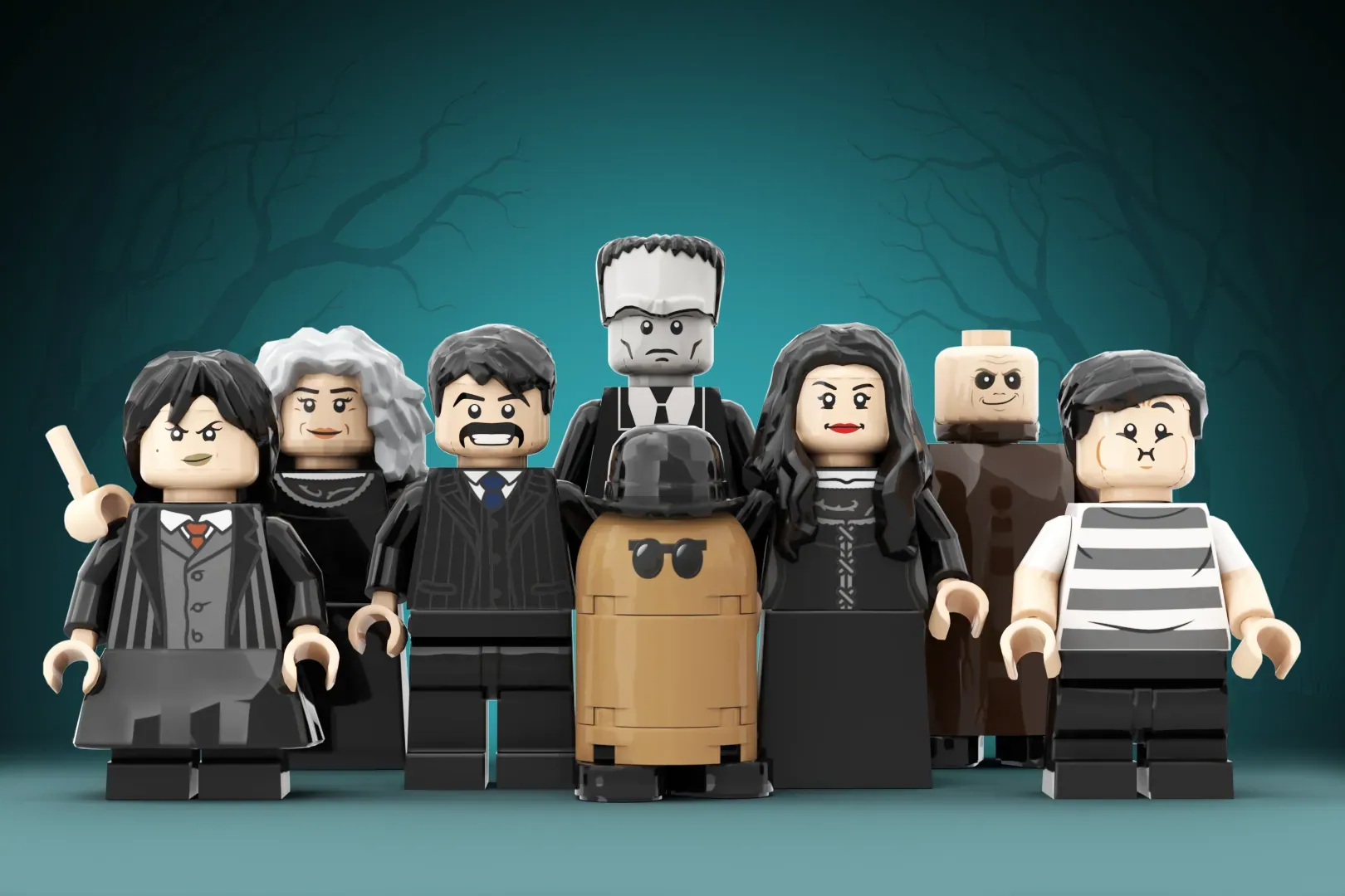 Snap Your Fingers - The Addams Family Gothic Mansion Haunts LEGO® Ideas With Thing in Tow