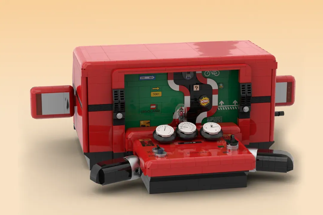 This LEGO® Arcade Motorcycle Hides a Secret Date From 1985