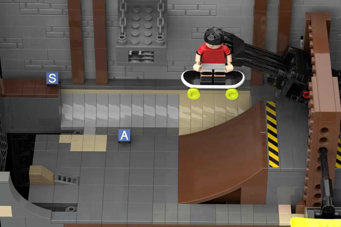 Tony Hawk's Pro Skater - From Screen to Brick in This Playable LEGO® Masterpiece — tony hawks pro skater from screen brick…
