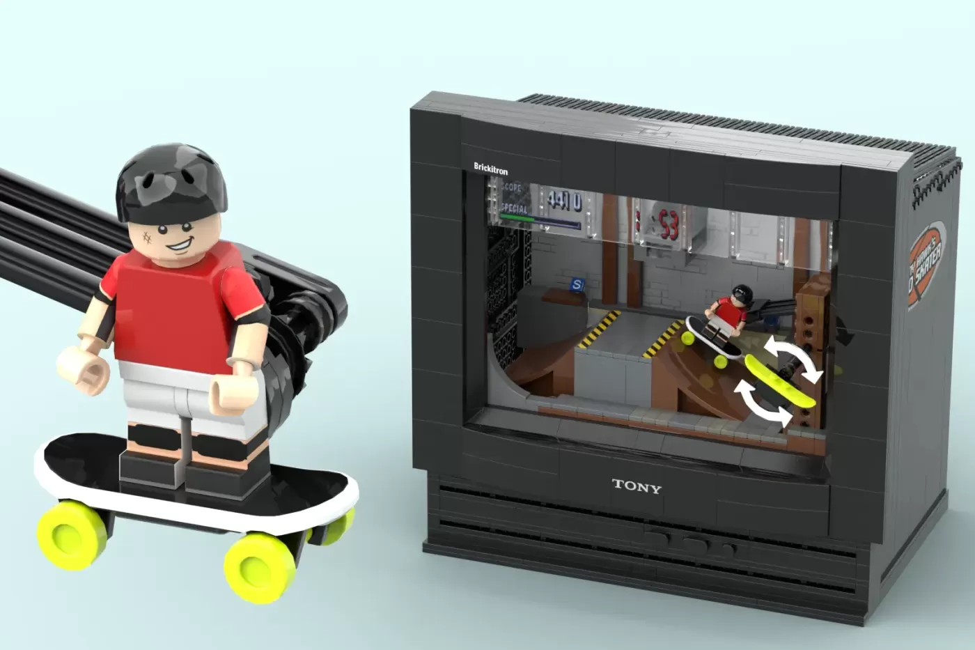 Tony Hawk's Pro Skater - From Screen to Brick in This Playable LEGO® Masterpiece — brick.news