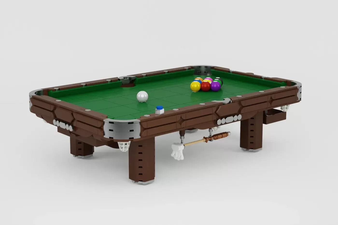 Vintage Billiards Table LEGO® Ideas Project Reaches 10,000 Supporters (10000) — vintage billiards table legor ideas projec…