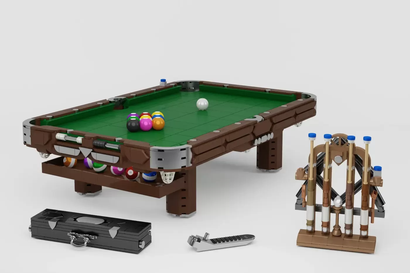 Vintage Billiards Table LEGO® Ideas Project Reaches 10,000 Supporters (10000) — brick.news